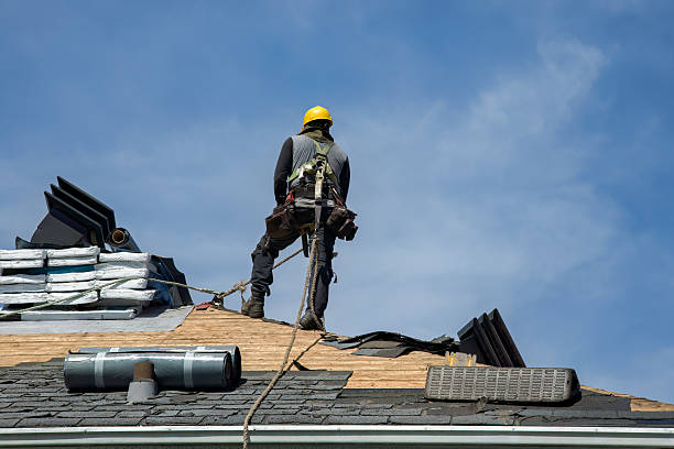 Professional Roofing technician working in Catawba, VA